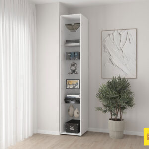 Стелаж з скляними полицями